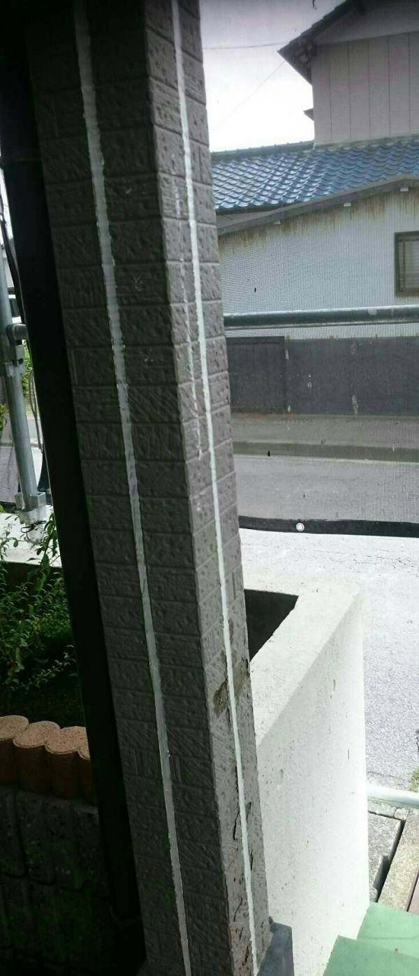 広島県東広島市　外壁塗装　コーキング打ち替え工事　光触媒塗料　ピュアコート　ピアレックス